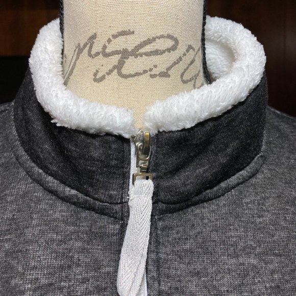 Cuddl Duds Women's Medium Fleece Lined Full Zip Jacket Sweater Size XL - Picture 4 of 8